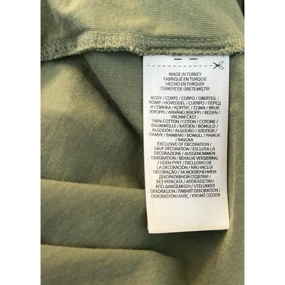Polo by Ralph Lauren Cursive Embroidered Spellout Mens Large T Shirt Green - Picture 5 of 6